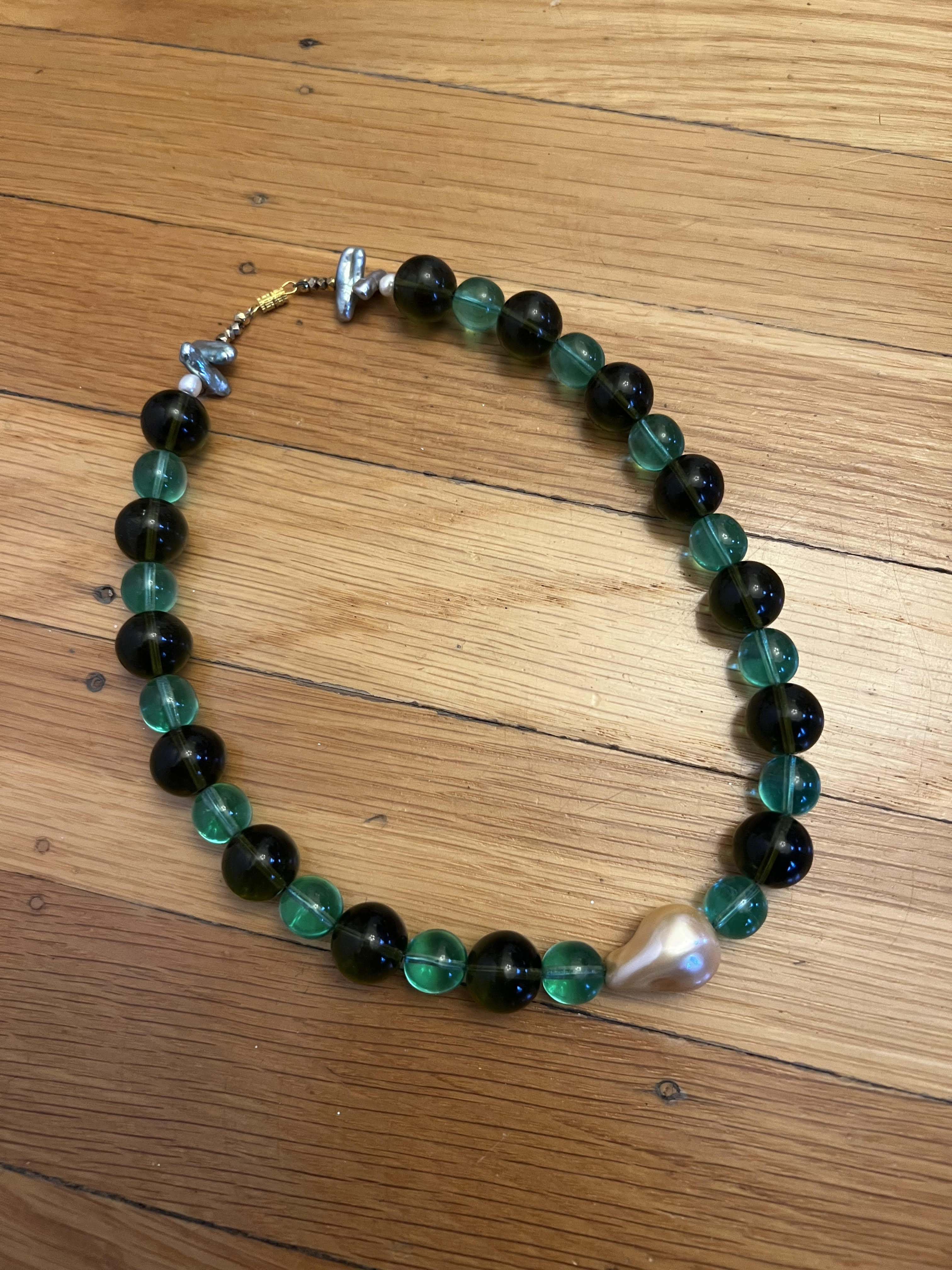 Amsterdam Glass and Sculpted Pearl