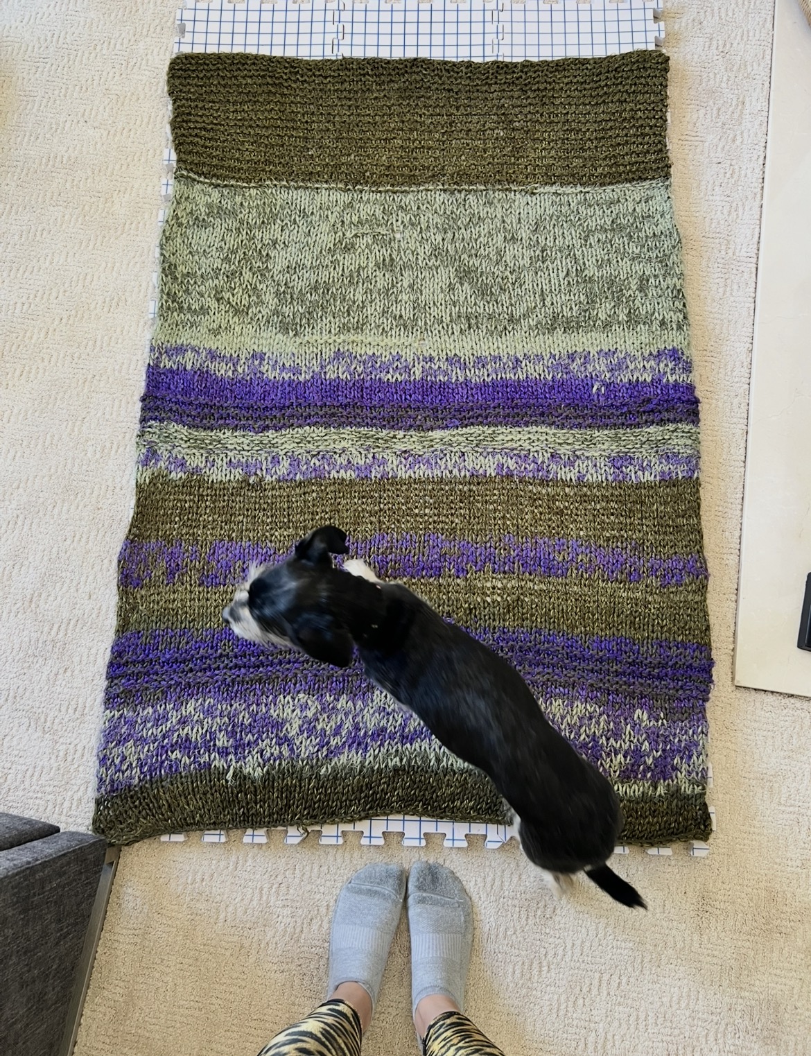 Grief Blanket in Olive