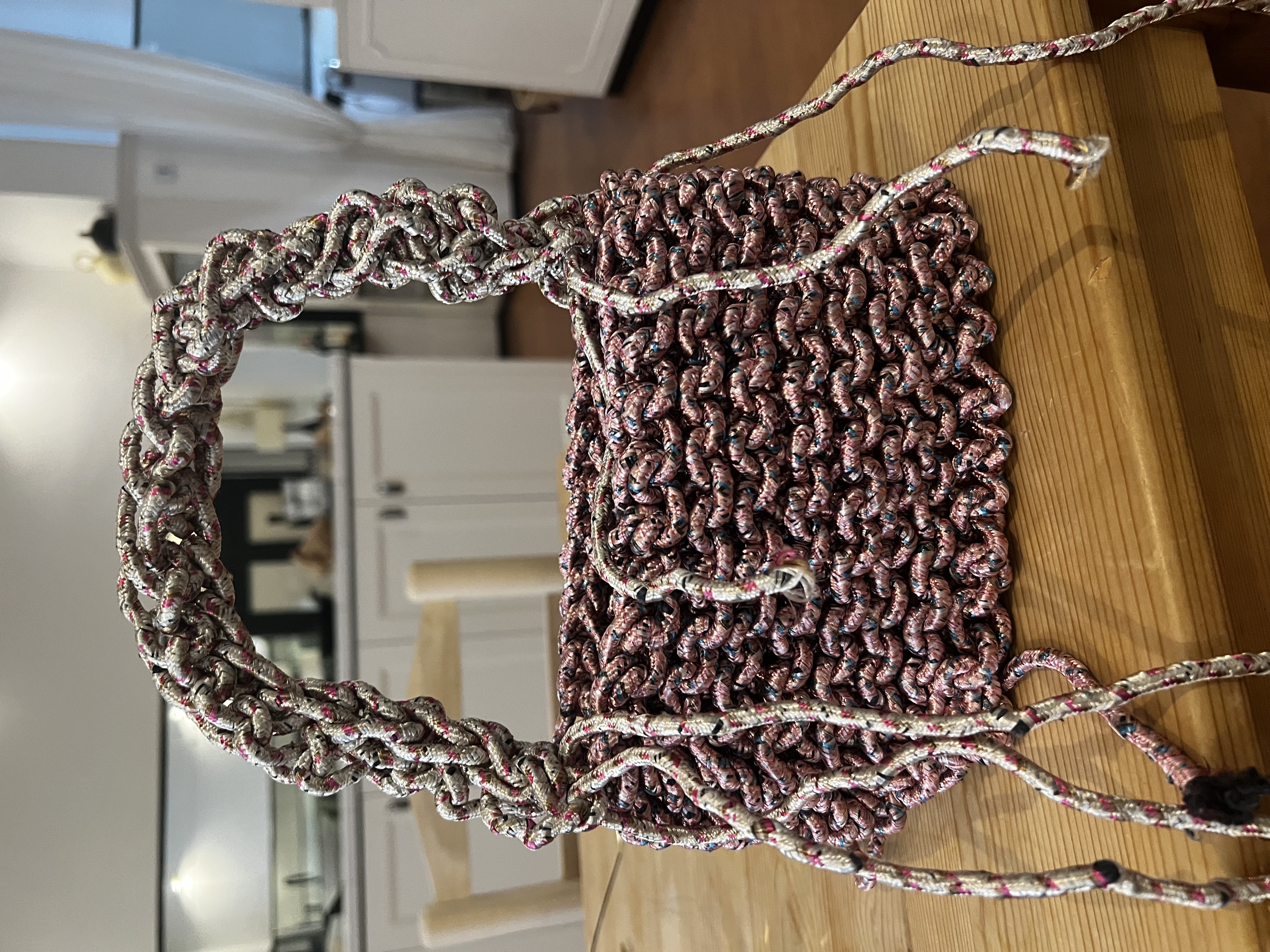 Knit Bag in Rose