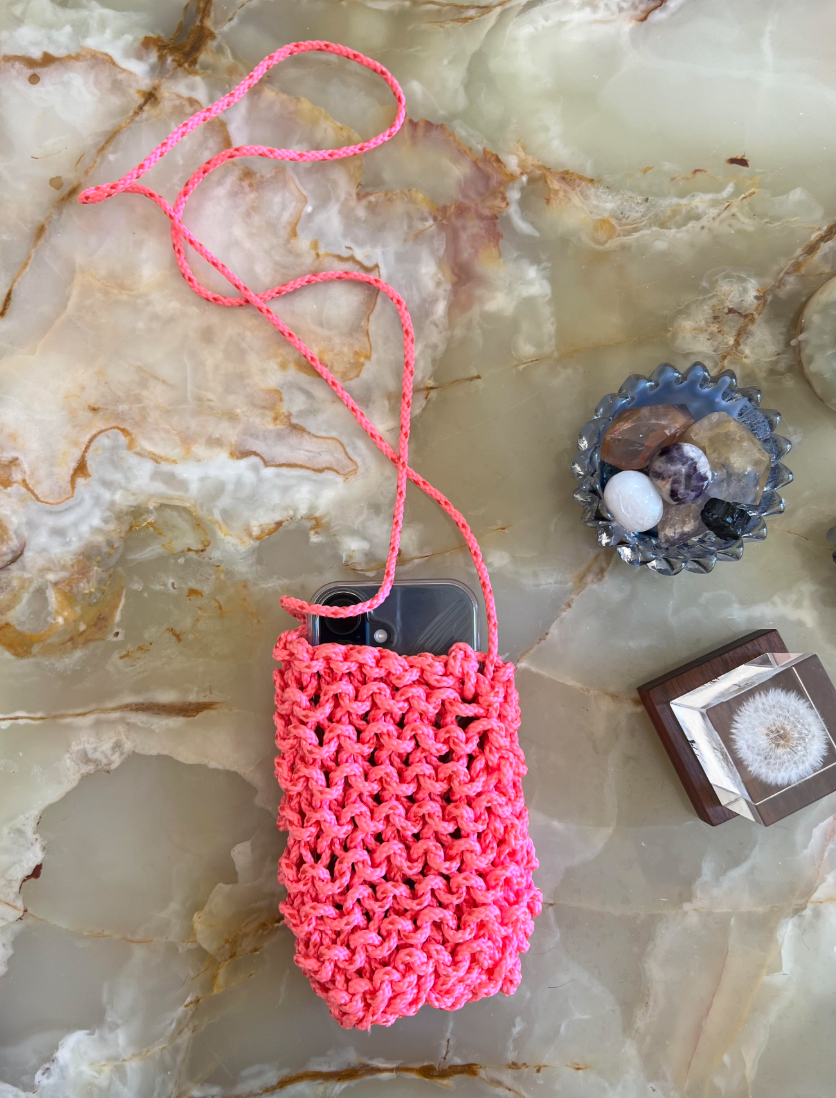 Pink Phone Bag